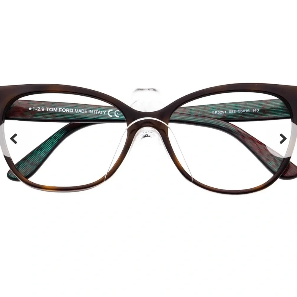Tom Ford Women's Dark Havana Iridescent Glasses - Picture 14 of 15